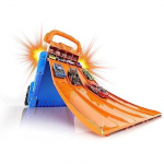 Jouet - CEFA TOYS - Garde-Voiture/Lanceur Hot Wheels - 4 Pistes - Capacit&eacute; 20 Voitures