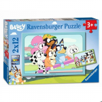 Puzzles 2 x 12 pi&egrave;ces : S'amuser avec Bluey puhas