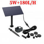 50W 800L/H DC 12V Madala m&uuml;ratasemega harjadeta p&auml;ikesepumba komplekt basseini jaoks Must V&auml;listingimustesse Juga Purskkaev Aia-Bassein Tiik Linnuvann