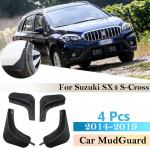 Suzuki SX4 S-Cross 2014 jaoks ~ porilauad porilaudade porikaitse Pritsmetega porikaitse tarvikud Auto Styline eesmised tagumised porilapid 4 Pcs