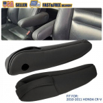 Fits Honda CRV CR-V 2010 2011 leather seat armrest cover 2 pieces/double Black V