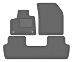 Dywaniki samochodowe welurowe grafitowe do: Peugeot 5008 II GT line 5 os (2017-2020)