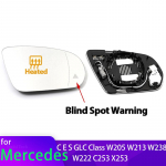 K&uuml;ljepeegli klaas (soojendusega) ukse tiibpeegli klaas Mercedes-Benz C E S GLC klassile W205 W222 W217 W213 W238 pimeala 1pc Left