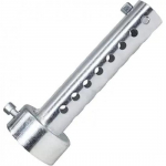 Exhaust Silencer Motorbike Muffler ert Baffle Silencer Universal (silver-48mm