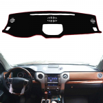 Car Dashboard Cover Sun Visor Mat Pad For TOYOTA TUNDRA 2014 2015 2016 2017 2018  trument Protect Carpet Accessories Black(Black Edge)