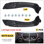 For Renault Megane 3 III Fluence 2008-2016 Interior Front Left Right Inner Door Handle ide outer Cover 809600015R 197012651 Black-Set-Right