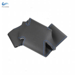 Perforated Microfiber Leather Car Accessories Interior Steering Wheel Cover Trim For Honda Accord 10th 2018 ight blue line