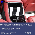 For Porsche Panamera 2017- Car Rear-Seat Media TV Screen Tempered glass Protective film LCD Touch Screen anti-scratch refit High definition