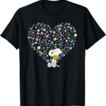 P&auml;hklid Snoopy & Woodstock Kallistus Lilleline S&uuml;da T-s&auml;rk S mitmev&auml;rviline