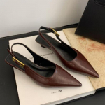 Seksikad Terava Ninaga Keskmise Kontsaga Sandaalid Naiste Kingad Slingback Suvi 2025 Trend Kleit Nahast Kingad Uued Elegantne Pidu Sandaalid Mujer 35 veinipunane v&auml;rv