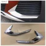 Esitulede Lambi Silmalaug Kulmukariba Kate Sisekate ABS Kroom / S&uuml;sinikkiust Lisatarvikud Peugeot 3008 3008GT 2017 - Shiny Style