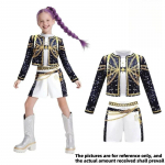 K-Popi deemonik&uuml;tid Cosplay kost&uuml;&uuml;mid T&uuml;drukutele Zoey Mira Rumi Fantas&iacute;a rollim&auml;ngu riided Kpop Halloweeni karnevalipeo &uuml;likonnad 110cm&Other