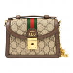 Gucci Ophidia Logoriba Web Kett L&otilde;uend ja Nahk Minik&auml;sipagas Naiste k&auml;ekotid 696180-96IWG-8745 Basic Set (Bag+Dust Bag)