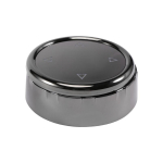 for IDrive Car Multimedia Button Cover Trim Knob Sticker for -BMW F10 F18 F07 F20 F21 F06 F12 F30 F01 F02 F25 F26 gray