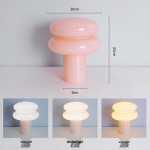 Prantsuse keraamiline USB-laetav seenikujuline lamp