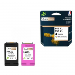 342 +336XL fabriqu&eacute; en France, 2 Cartouche d'encre reconditionn&eacute;e pour HP 342 +336 XL Noir / Couleur compatible Deskjet 5420V 5432