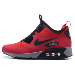 Nike Air Max 90 Cushioning, Wear Resistant Mid top Casual Shoes Men's Red 806808-600 43