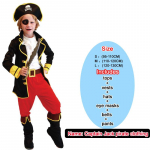Halloweeni laste piraadikost&uuml;&uuml;mid poisile poistele lastele piraadikost&uuml;&uuml;m Fantasia Infantil Cosplay riided S&ONE PIECE