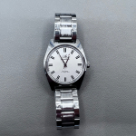 38mm Shanghai toodetud manuaalne mehaaniline kell Valge sihver 3 osutit 19 juuti