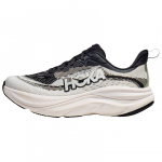 HOKA ONE ONE SKYFLOW Abrasion Resistant Breathable Coverage Support Rebound Running Shoes Women's Gray Black 1155118-BWHT 36