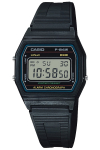 Casio K&auml;ekellade kollektsioon Kodumaine originaaltoode F-84W-1QJH Meeste Must