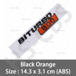 2 tk Autole ABS BITURBO 800 700 900 Logo Embleem K&uuml;lgtiiva Embleem Kleebised BRABUS G-klassile G700 G800 G900 W463 W464 W461 2Pcs