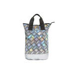 Adidas Originals Trefoil BP Seljakott &Uuml;lemine 3D L&auml;ikiv T&otilde;mblukk Kunstnahast Kandekott Seljakott Unisex Seljakott Vikerkaare-H&otilde;bedane GE5447 Dazzling Color Silver