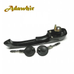 Auto Must Esi taga Ukse k&auml;epide + luku v&otilde;ti VW LT 28-35 Paremale/Vasakule jaoks 251837205B 251837205H 113837205MS 2 V&Otilde;TMEGA