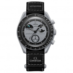 SWATCH Meeste 42mm Must Kell SO33M700 SO33M700 Black Dial