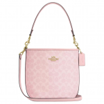 Coach City &Auml;mbrimudel 17 Metallist Logo Kaetud L&otilde;uend &Auml;mbriga K&auml;ekott Naiste kotid Roosa CT800-IMPO Basic Set (Bag+Dust Bag)