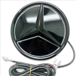 Auto esiv&otilde;re Logo Valgus peegelpind LED m&auml;rk Embleem Helendav Dekoratiivne Valgus Mercedes Benz W213 E-klassi tarvikutele white light black