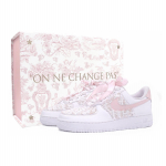 Nike Air Force 1 Skateboard Shoes Women's Low top Pink/White DD8959-100(Team25-S-BOX) 37.5