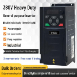 Tugev 380V/220V kolmefaasiline sagedusmuundur, 0,75-11KW kiirusregulaator 0.4KW-220V