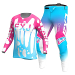 motokrossi k&auml;igukomplekt lastele 4 5 6 7 8 9 10 11 12 13 aastat Noor laps Mootorrattapoiss t&uuml;druk Jersey Pant Kits v&otilde;istluskost&uuml;&uuml;m Off-road Enduro MX MTB XXL-28 pink