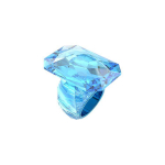 Swarovski Lucent kaheksakantse l&otilde;ikega suur kunstkristallr&otilde;ngas Naister&otilde;ngad Sinine 5600223 55