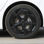 4 tk BYD SEAL EV 2024 jaoks Auto rattakatte kleebised PVC katteid V&auml;lised dekoratiivtarvikud Kriimustusvastased DIY osad Mustuse v&auml;ltimine s&uuml;sinikkiust must v&auml;rv