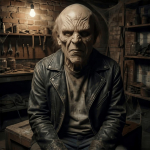 Halloween Lateksist &Auml;ge Vana Mehe Mask cos Populaarne peakate t&auml;iskasvanutele, saab m&auml;rgistada x35029