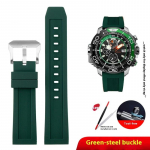 Universaalne spordirakendusest silikoonist kellatarvikud Citizen Promaster seeriale CC3060-10 BJ2167 Kummist kellarihm 22mm Pandlaga rihm 22mm