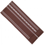 Obi Kenjo traditsioonilise Jaapani tseremoonia sidumiseks Tume [TOuWA] Meeste (Sash), Puuvill, Muster, Mehed, H&auml;rrad, Yukata, Kimono, Kyudo, R&otilde;ivad, tumepruun v&auml;rv