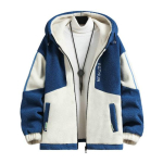 S&uuml;gistalvine meeste jope Colorblock kapuutsiga lukuga suletav kardigan paks pl&uuml;&uuml;sis kirjaga dekoor Soe pikkade varrukatega taskud k&uuml;lmakindel meeste mantel 4XL gray