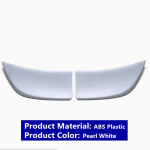 2012-2024 Volvo V60 V90 CX40 XC60 XC90 jaoks ABS-plastikust osad Tagumine pagasiruumikaas Auto spoiler Tagumine tiib V&auml;lised komponendid p&auml;rl valge v&auml;rv