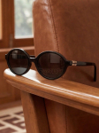 Miu Miu SMU04Z &uuml;mmargused p&auml;ikeseprillid - UV400 kaitse, mustad toonid must