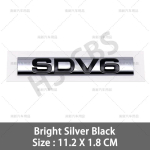 3D ABS HSE Luksusm&auml;rk SCV6 SCV8 SDV6 SDV8 Tagumine Pagasiruumim&auml;rk Autokaitsepleki Kleebised Discovery Velar Range Roverile white