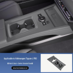 Volkswagen Tiguan L-Pro Konsooli Silikoonist Kaitsematt 24 Mudelile - T&auml;ieliku Katvusega Autotarvik. must