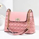 Mitmek&uuml;lgne kaenlakott K&auml;ekott Romb Naiste kott &Otilde;lakott Crossbody kott 28*11*21 roosa