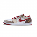 Jordan Air Jordan 1 K&uuml;llus Igal Aastal Nahast Kulumiskindel Kulumiskindel Madalad Vintage Korvpallijalatsid FJ3459-160(Team392-) 44.5