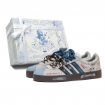 Adidas VL COURT 2.0 ADCDAVINCI, Karbiga, Sinine T&auml;htpehmendus Madalad Rula Kingad Unisex Sinine Hall HQ1802(TeamM-S-BOX) 38⅔