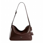 COACH Mott Messenger Bag 33 kirjaliku logoga &otilde;larihm reguleeritav veisenahast &otilde;lakott suur suurus unisex paarimudel pruun pruun