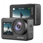 AKASO Brave 7 spordikaamera 4K 30FPS IPX8 veekindel 10M veealune kaamera pildiga v&auml;line mikrofon kantav kaamera stabiliseerimine, &uuml;hilduv, must