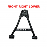 Eesmine PAREMPoolne Esimene Vasak Alumine A-&otilde;&otilde;tshoob Yamaha Kodiak Grizzly 350 400 450 jaoks 5ND-F357A-00-00 5ND-F358A-01-00 Front RIGHT Lower